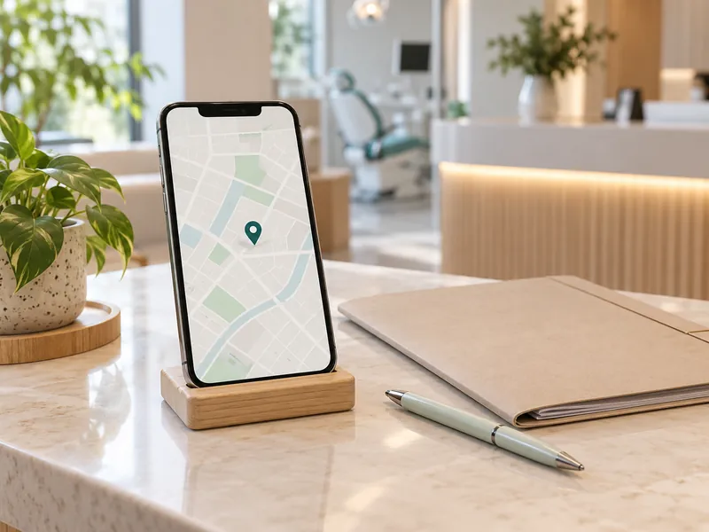 Celular com mapa ilustrativo ao lado de documentos, representando a recuperação de acesso pelo NKX Resgate